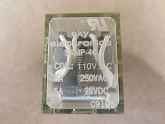 Sky Type SKMP-4C Relay 5 Amps 250VAC/28VDC 110 VDC Coil NEW!!! Free Shipping