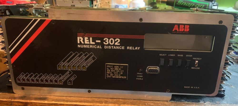 ABB REL302 Numerical Distance Relay Transmission Line Protection Control