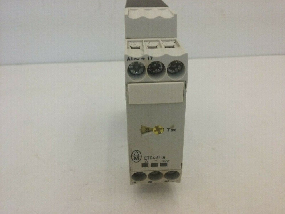 MOELLER ETRA4-51-A ELECTRONIC TIMING RELAY 24- 240V AC/DC 50/60HZ NNB