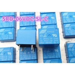 1Pcs SONGLE SRD-06VDC-SL-C 6VDC Power Relay 4Pins 7A 240VAC
