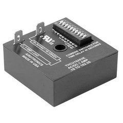 Single Function Encapsulated Timing Relay, Square, On Delay, 1 Functions 120V
