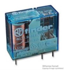1PC FINDER – 40.31.9.024.0000 – Power Relay, SPDT, 24 VDC, 10 A, 40 Series, Thr