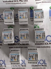 Hager HR522 ELR Earth Leakage Relay 230V 0.03–10A Time Delay 50% Led Test HR 522