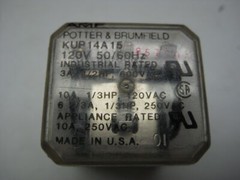 POTTER & BRUMFIELD KUP14A15 RELAY 120V UNMP 111521