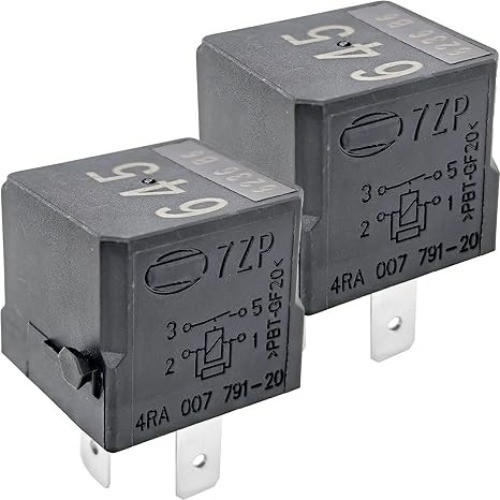 4-Pin 12V 40A SPST Automotive Multi-Purpose Relay (2-Pack) – Replacement for 4RA