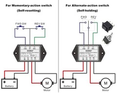 Reversing Relay Module for Motor Linear Actuator 12V 10A Switch Control