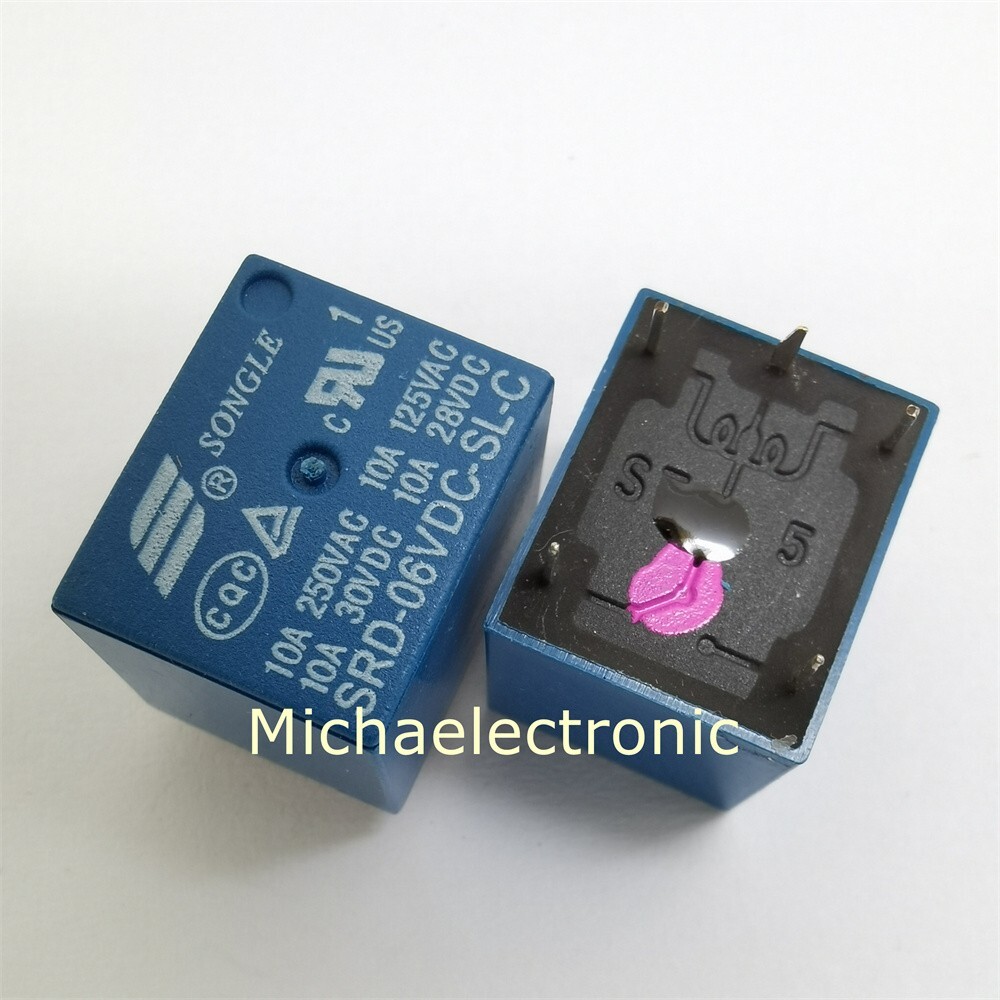 5pieces SRD-06VDC-SL-C Genuine NEW SONGLE Relay DIP-5