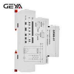 GEYA Latching Relay Memory Relay Impulse Relay Electronic 16A 12V-240V Din Rail