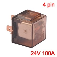 12V/24V Waterproof Car Relay 80A/100A 4/5 Pin SPDT with Socket Automotive Relay