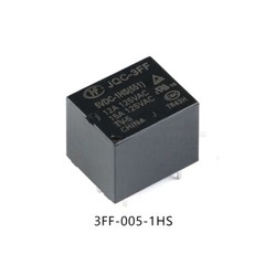 Mini Relays HF3FF-JQC-3FF- 005 012 024-1HS 5V 12V 24VDC Power Relays 10A 4-Pin