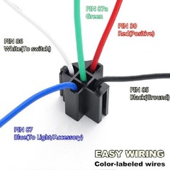 6PCS 5Pin 12V Fuse Relay Switch Harness Set Auto Electrical Relay Kit Heavy Duty
