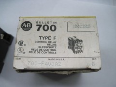 Allen-Bradley 700-F400A2 Type F Control Relay, 220/240V 50/60Hz, NOS