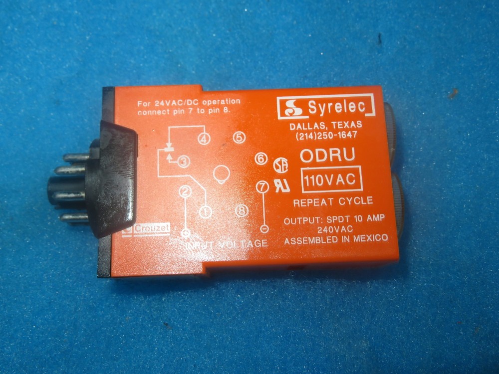 Syrelec ODRU 110VAC Multi-Function Timer + 1 Year Warranty