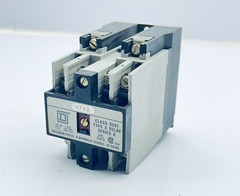SQUARE D 8501 TYPE X020 CONTROL RELAY TYPE-X SER.A 110/120V-COIL 20AMP