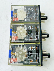 OMRON *LOT OF 3* – MKS2PIN – RELAY – 250VAC/ 30VDC, 10A RES. ,7A GEN. SINGLE PHS