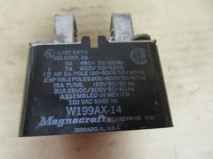 MAGNACRAFT ELECTRIC POWER RELAY W199AX-14 120Vac