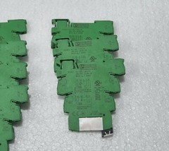 10 Qty Of Phoenix Contact PLC-BSC-24DC/21 Relay ORD. NO. 2966016 With 2961105