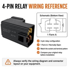 Reliable CA1a-12V-A-5 Replacement Relay 2-Pack: 12V 30A for Various Applications