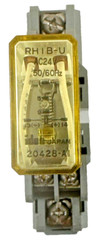 Idec SH1B-05 Socket w/RH 1B-U Gen Purpose Relay, Assembled, 24VAC, new (W)