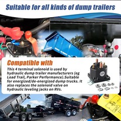 Dump Trailer Solenoid-Dump Trailer Parts for Intermittent Duty Solenoid Relay fo
