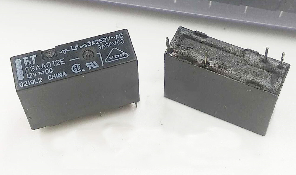 1PC Fujistu Relay F3AA012E 12VDC Electromagnetic Relay 3A 250VAC 4Pins