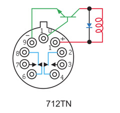 Teledyne 712TN-5 High Frequency RF Relay DPDT DC-1GHz 5V coil TTL Drive TO-5