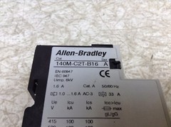 Allen Bradley 140M-C2T-B16 1-1.6 Amp Motor Circuit Protector 140MC2TB16 140M