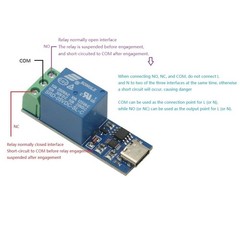 TypeC Interface LCUS-1 USB Relay Module USB Intelligent Control Switch Serial…