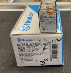 55.34.8.024.0040 – RELAY – 7A-250V COIL VOLTAGE 24V AC – 4PDT