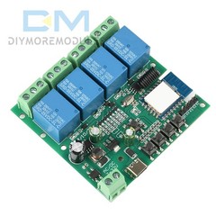 4 Channel 433MHz Relay Switch Module Tuya Smart WIFI Remote Control Receiver
