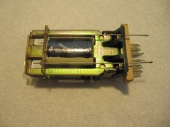 TELEPHONE RELAY, 10-A601, (10) N.O. CONTACTS , (2) N.C. CONTACTS