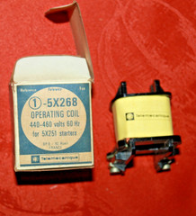 telemecanique 5X268 operating coil 440-460 volts 60 HZ for 5×250 starters