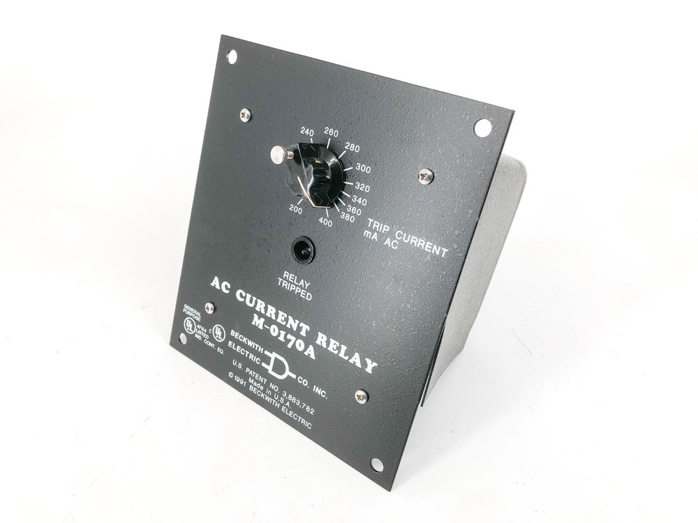 New Beckwith Electric M-0170A AC Current Relay 0.2 to 0.4 Amps – No Box