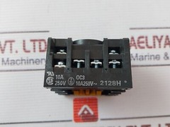 Lot of 5X OMRON PF113A-E Relay Base 10a 250v