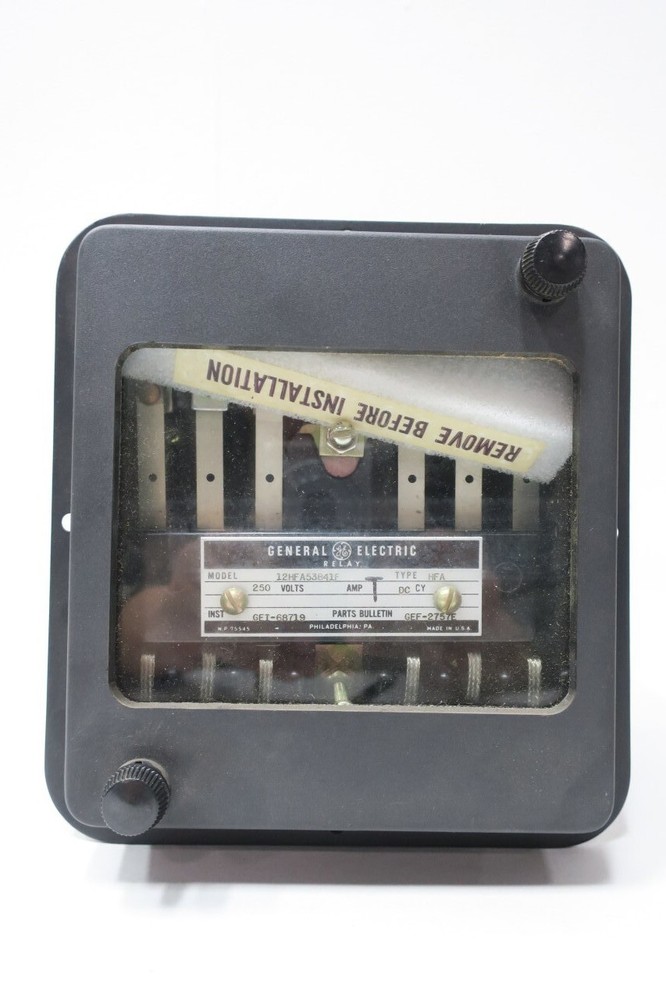 General Electric Ge HFA 12HFA53B41F Auxiliary Relay 250v-dc