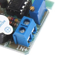 Anti Over Discharge Low Voltage Protection Module Audible Alarm Buzzer 9V 12V GA