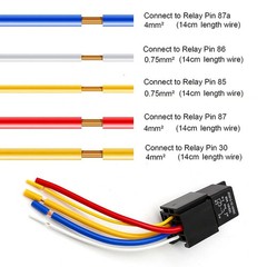2pcs 5-Pin JD2912-1Z-12VDC 80A 14VDC SPDT Truck Boat Car Relay 12V Switch