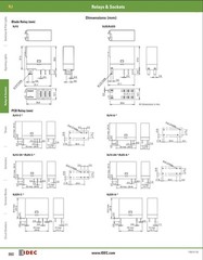 10 PCS RJ1S-C-A110 IDEC Plug-in Power Relay 110VAC SPDT 12A 31.1X12.7X28.8mm New