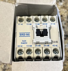MITSUBISHI CONTACTOR RELAY SRD-N5CX COIL- 48V. NEW