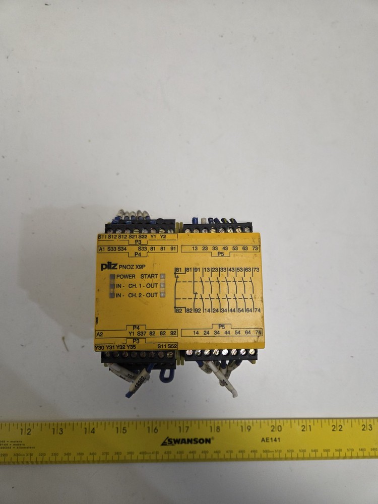 Pilz PNOZ X9P Safety Relay 24VDC 7NO 2NC 777809 Industrial PLC