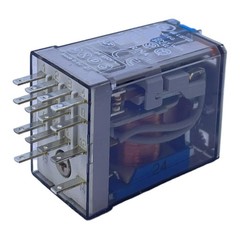 Finder 55.34.9.024.0040 Relay 24V DC 250V 7A Pack of 9
