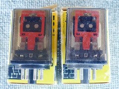 Lot of 2 Philips ECG RLY1143 dpdt 10a coil 24vdc relays brazil box 59547 10 amps