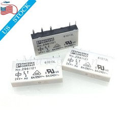 10PCS For Phoenix 2961121 Contact Single Miniature Power Relay 24VDC 250VAC