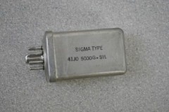 SIGMA INSTRUMENTS RELAY 41J0-5000G-SIL US GOVERNMENT SURPLUS RARE 5 kilohm 5000