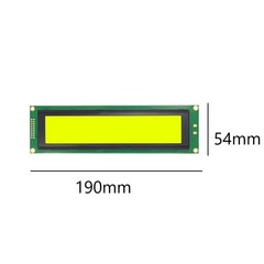 LCD Screen 40×04 Characters Parallel Interface 5.0V ABS Material 190x54x14.5mm