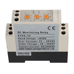 DC 48V DVRD Over Voltage And Under Voltage Protection Relay DC Voltage Monitor