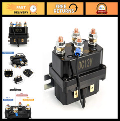 12V 250A Winch Relay Solenoid Replacement Contactor for 3000-5000lbs ATV UT