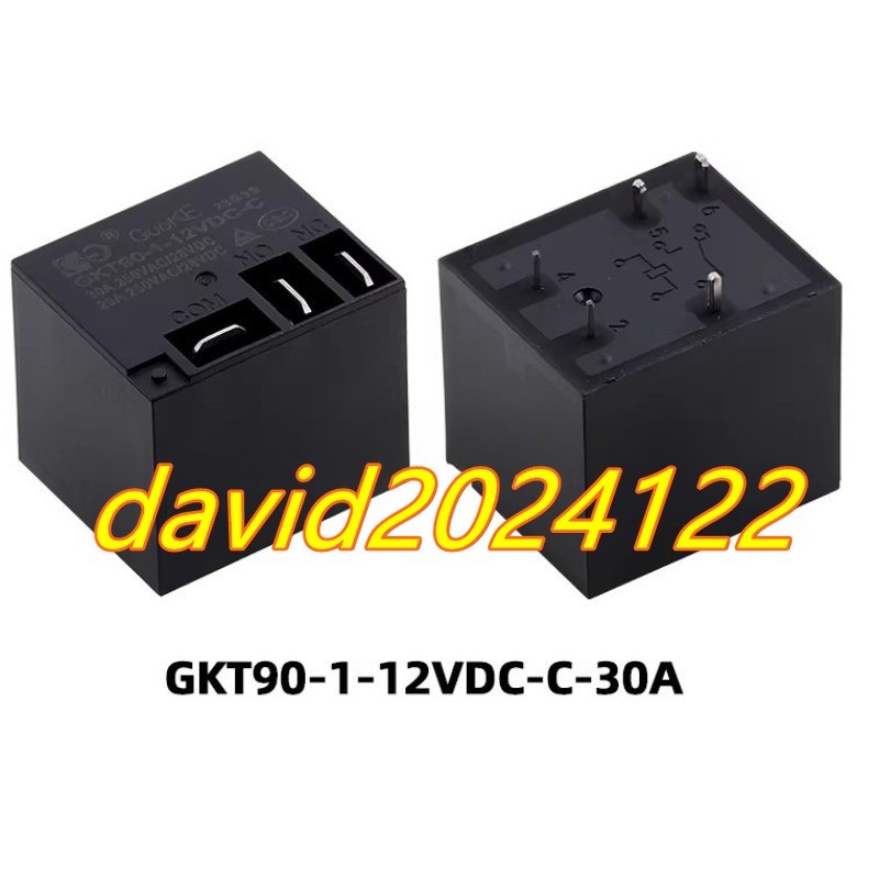 5PC NEW GKT90-1-12VDC-C-30A【5-pin】 Relay #TT