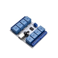 DC 12V 8 Channel USB Type-B Relay Board Module Controller for Automation Robotic