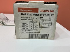 Honeywell Tradeline R4222D 1013 DPDT General Purpose Relay 120V HVAC New In Box